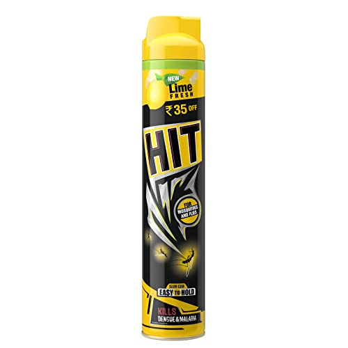 HIT Spray, Flying Insect Killer, Lime Fragrance (400ml) Mosquito & Fly Killer Spray,...