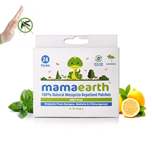 Mamaearth Natural Repellent Mosquito Patches For Babies with 12 Hour...