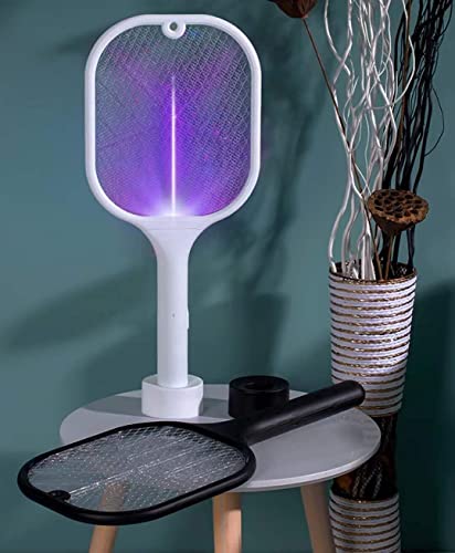 SMIRLY Mosquito Killer Racket Rechargeable Handheld Electric Fly Swatter Mosquito...