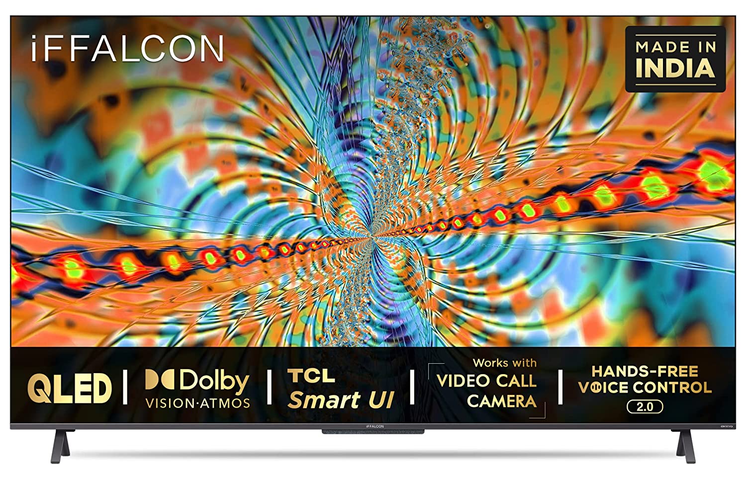 iFFALCON 164 cm 65 inches 4K Ultra HD Certified Android Smart QLED TV 65H72