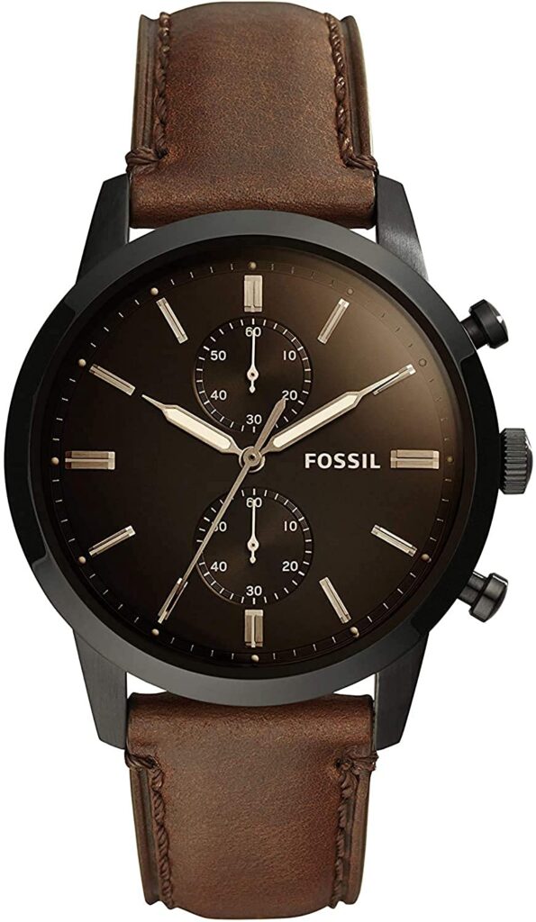 Fossil Analog Black Dial Mens Watch