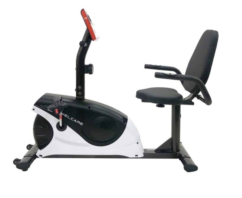 Welcare WC1544 Recumbent Exercise Bike with Pulse Monitor and LCD Display